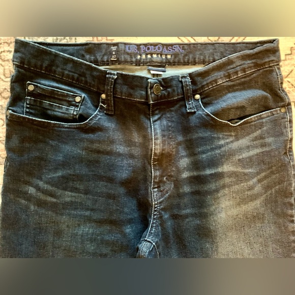 US Polo Assn. Premium Jeans 36/32 - Active Stretch Dark Wash - Picture 3 of 6